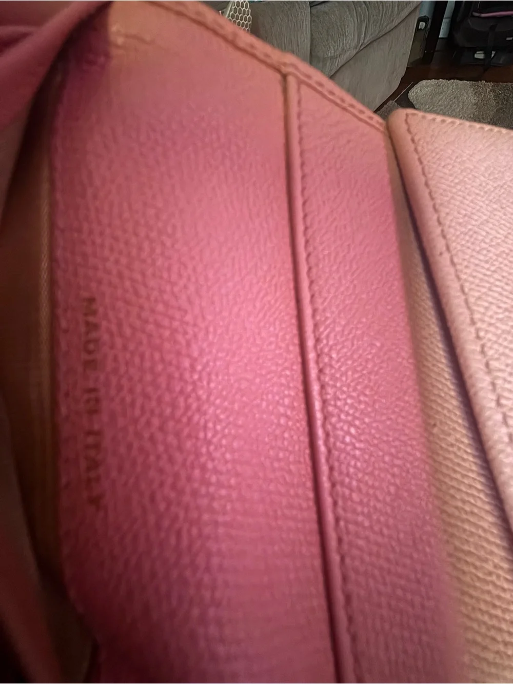 CHANEL Pink Compact Bi-Fold Wallet with CC Button